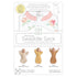 Transitional Swaddle Sack Kapalopussi, peachy pink watercolor floral